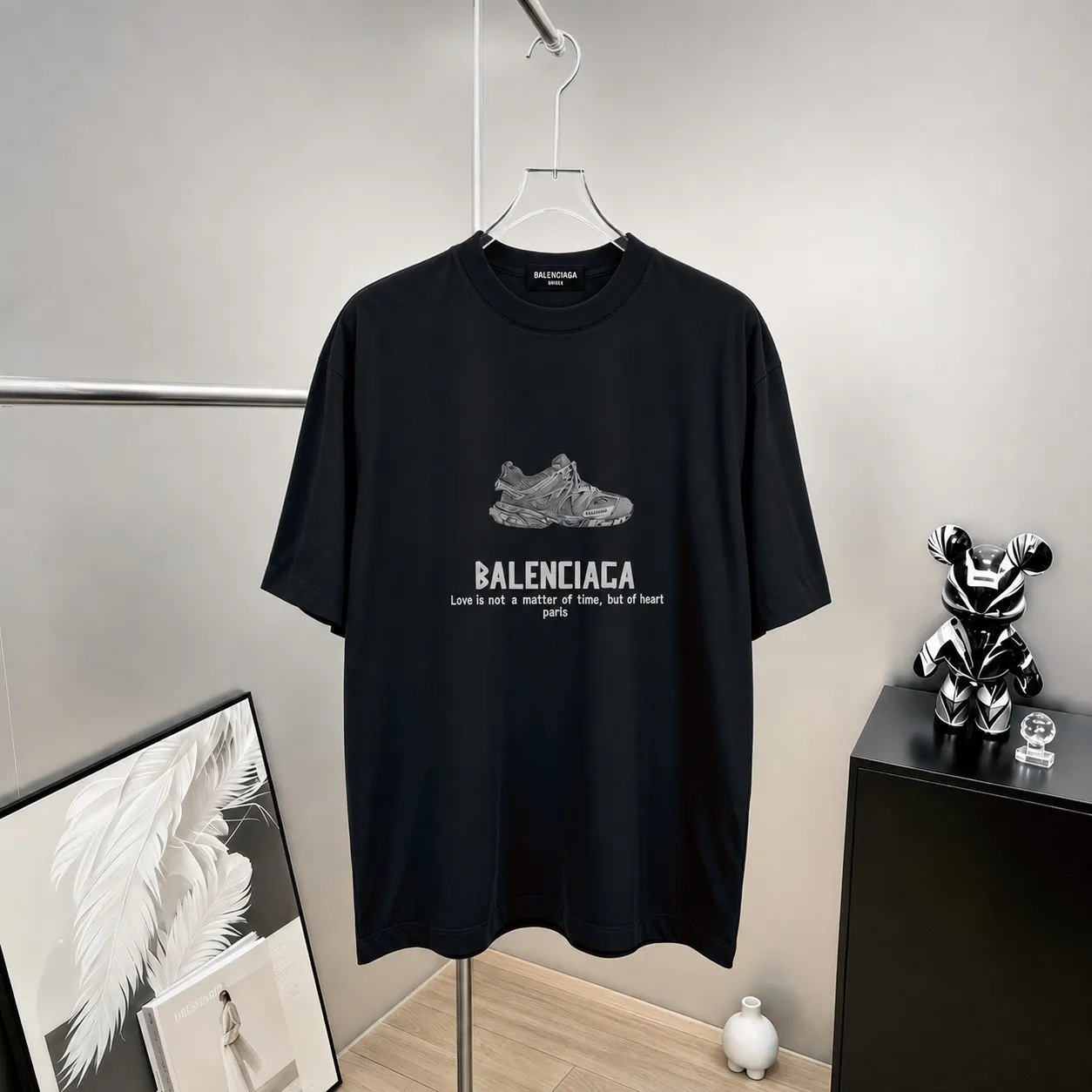 Bal～ Shoes 《 》 ， tee ， ， Same Style ， : Black White Coffee Brown Size：S（90-130 ） M（125-150 ） L（135-165 ） XL（160-190 ） XXL（185-220 ）